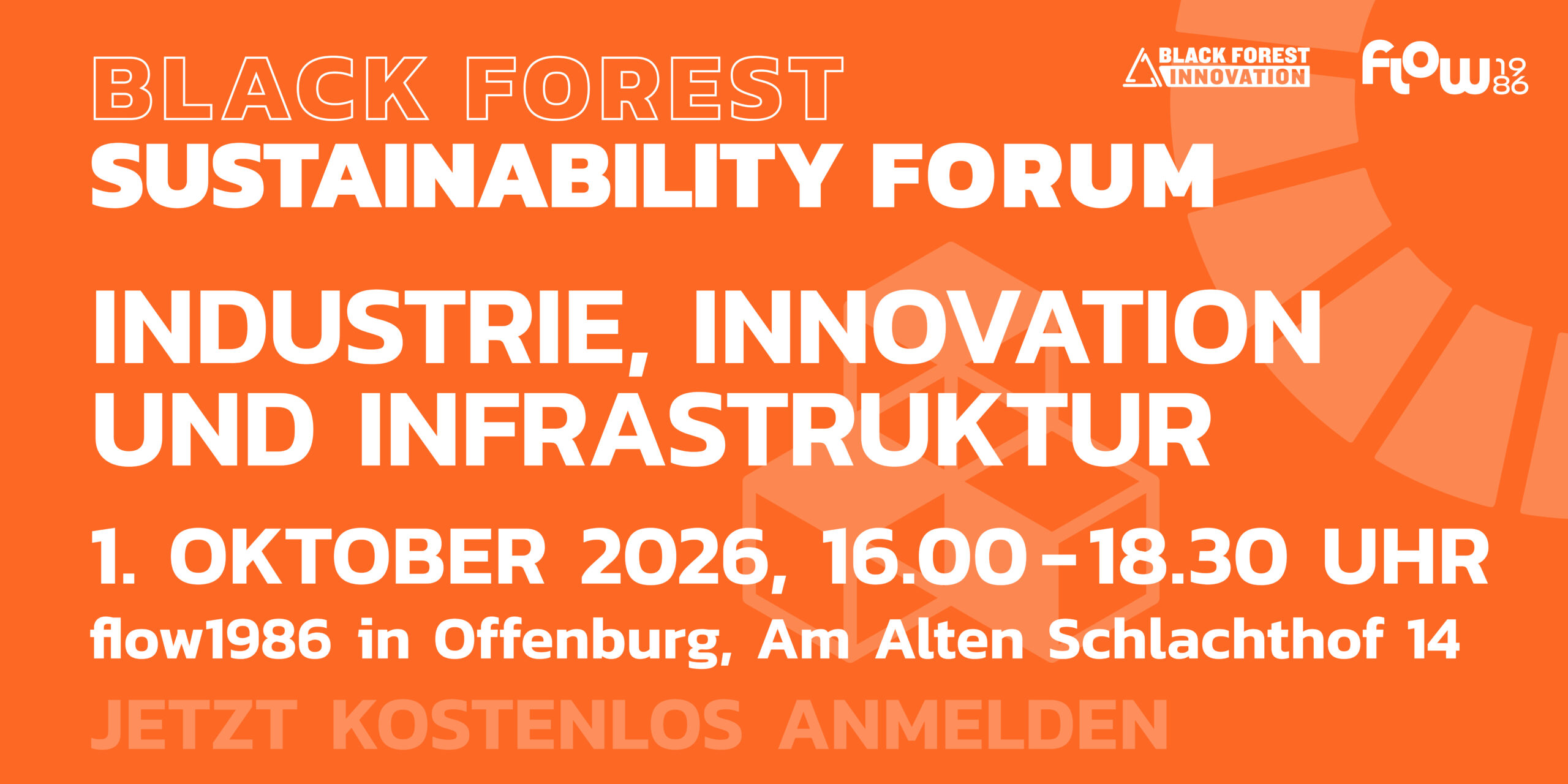 Titelbild zu dem Black Forest Sustainability Forum Juli mit Fokus auf Industrie und Infrastruktur, nachhaltige Innovationen und Networking im Schwarzwald